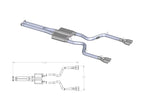 aFe MACH Force-Xp 3 IN 409 Stainless Steel Cat-Back Exhaust System - Dodge Challenger R/T 2009-2014