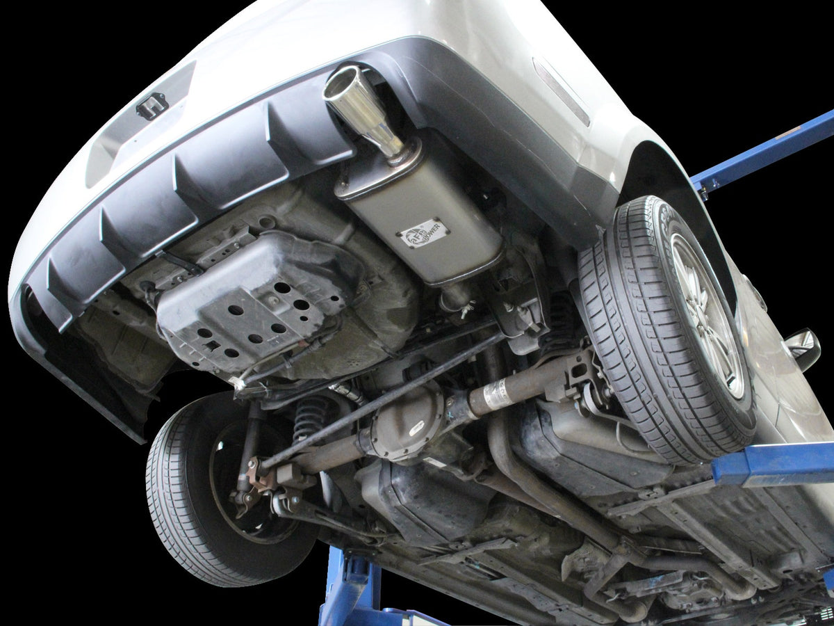 aFe MACH Force-Xp 2-1/2 IN 409 Stainless Steel Axle-Back Exhaust System - Ford Mustang 2005-2009