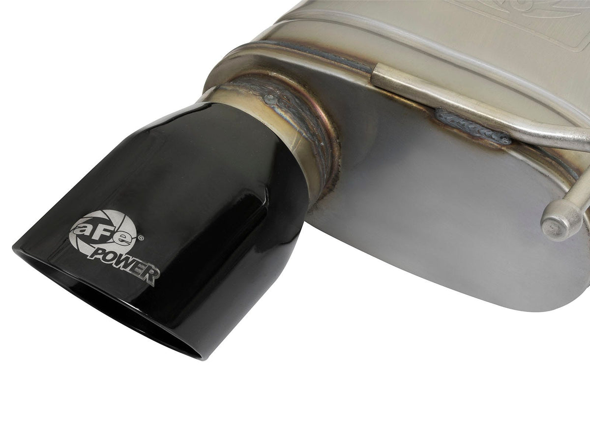 aFe MACH Force-Xp 2-1/2 IN 409 Stainless Steel Axle-Back Exhaust System - Ford Mustang 2015-2023