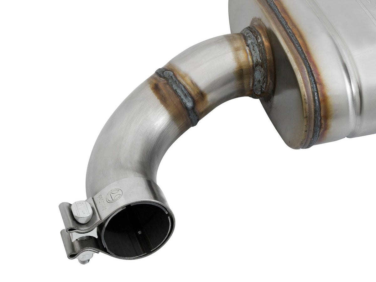 aFe MACH Force-Xp 2-1/2 IN 409 Stainless Steel Axle-Back Exhaust System - Ford Mustang 2015-2023