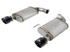 aFe MACH Force-Xp 2-1/2 IN 409 Stainless Steel Axle-Back Exhaust System - Ford Mustang GT 2015-2017
