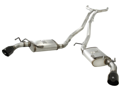 aFe MACH Force-Xp 2-1/2 IN 409 Stainless Steel Cat-Back Exhaust System - Chevrolet Camaro 2010-2013