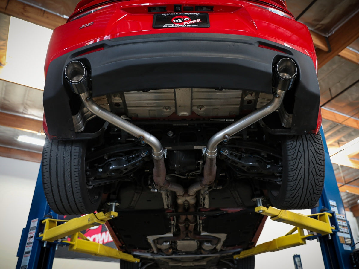 aFe MACH Force-Xp 2-1/2 IN 409 Stainless Steel Axle-Back Exhaust System - Chevrolet Camaro SS 2016-2024