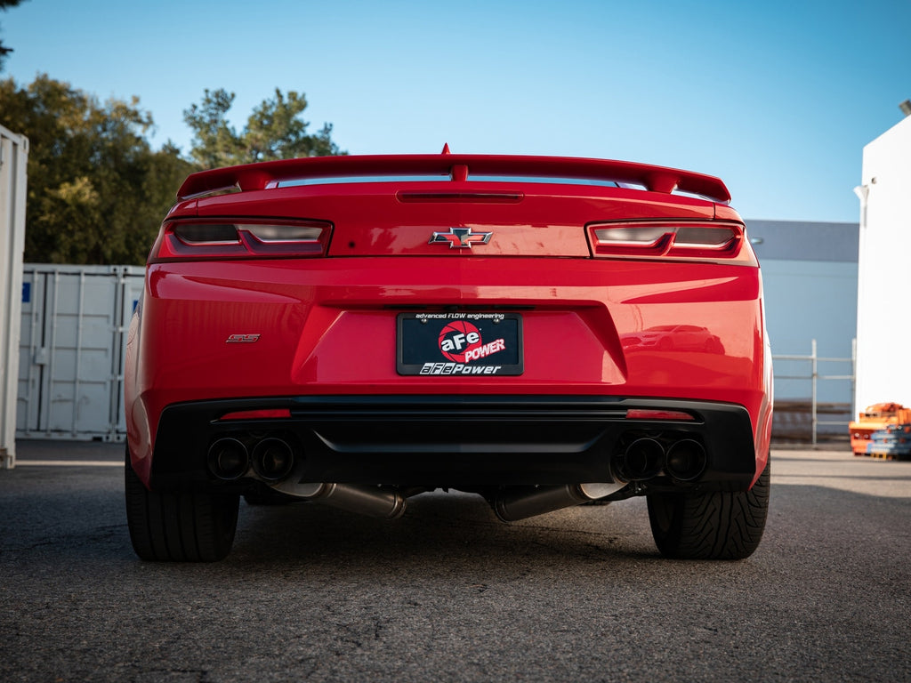aFe MACH Force-Xp 3 IN 409 Stainless Steel Axle-Back Exhaust System w/ Mufflers - Chevrolet Camaro SS 2016-2024