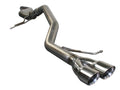 aFe Large Bore-HD 2-1/2 IN 409 Stainless Steel Cat-Back Exhaust System - Volkswagen Jetta TDI 2011-2014