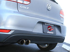 aFe Large Bore-HD 2-1/2 IN 409 Stainless Steel Cat-Back Exhaust System - VW Golf TDI 2011-2014