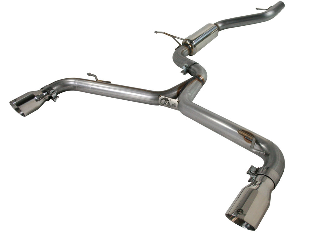 aFe MACH Force-Xp 2-1/2 IN 409 Stainless Steel Cat-Back Exhaust System - Volkswagen GTI (MKVI) 2010-2014