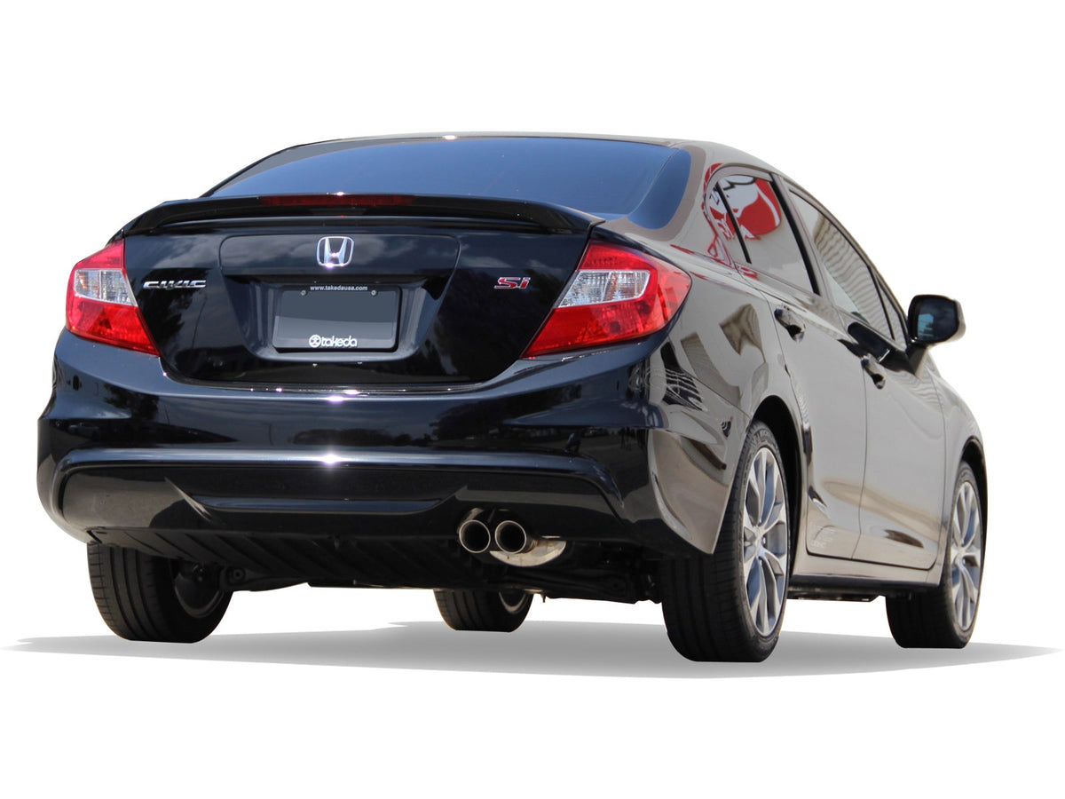 aFe Takeda 2-1/2 IN 409 Stainless Steel Cat-Back Exhaust System - Honda Civic Si (Coupe) 2012-2015