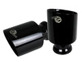 aFe MACH Force-Xp 4-1/2 IN Black Direct-Fit Exhaust Tip Set - Dodge Charger/Hellcat 2015-2023