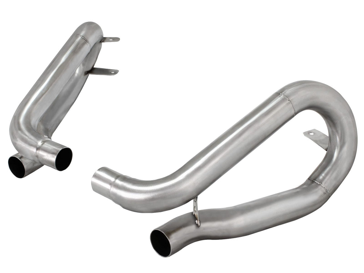 aFe MACH Force-Xp 304 Stainless Steel Muffler Delete Pipe - Porsche 911 Carrera S (991) 2012-2016
