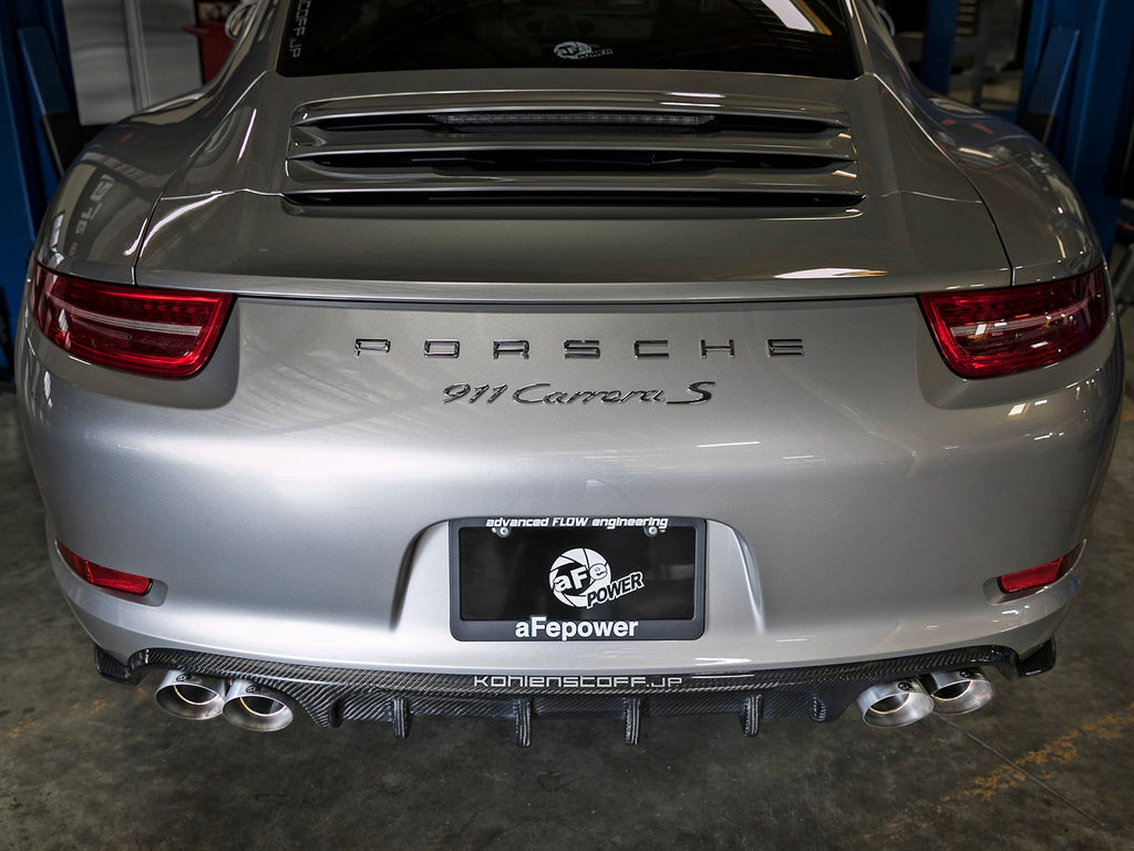 aFe MACH Force-Xp 3-1/2" 304 Stainless Steel Exhaust Tip - Porsche 911 Carrera/S (991) 2012-2016