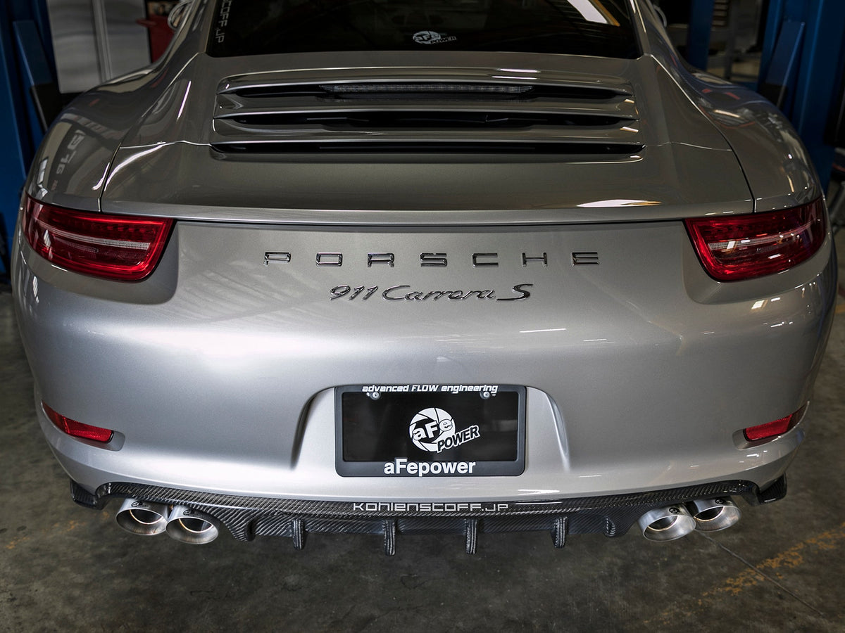 aFe MACH Force-Xp 3-1/2" 304 Stainless Steel Exhaust Tip - Porsche 911 Carrera/S (991) 2012-2016