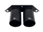 aFe MACH Force-Xp 4 IN 304 Stainless Steel Bolt-On Exhaust Tips Satin Black - Porsche 911 GT3 991 2014-2019