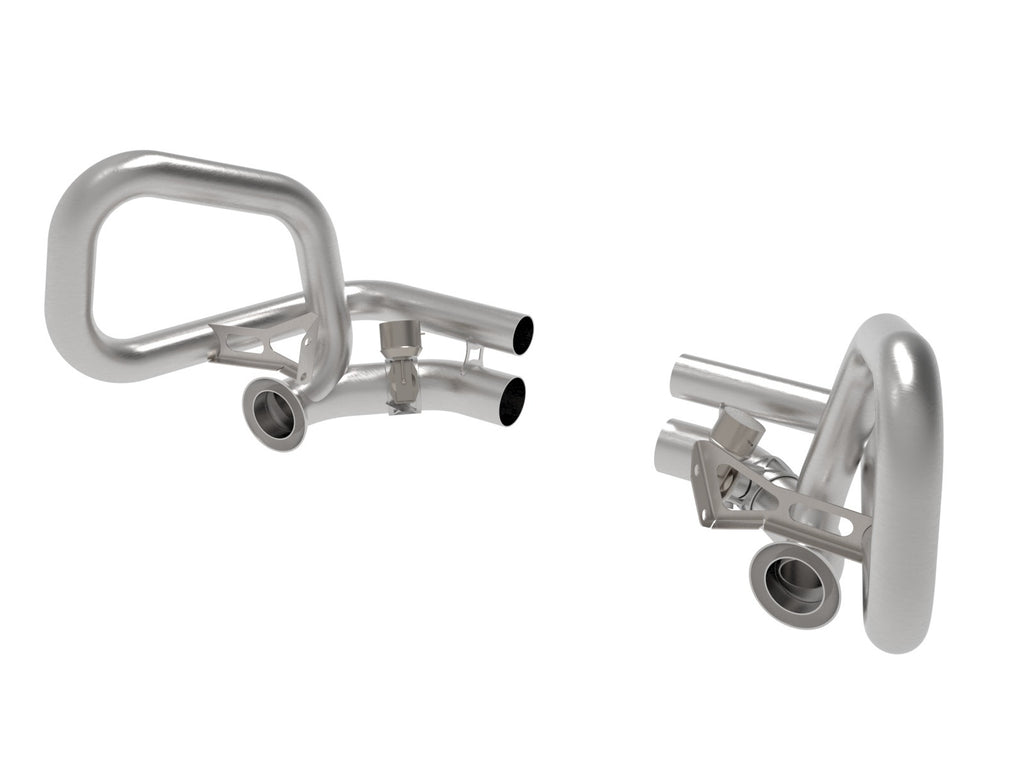 aFe MACH Force-Xp 304 Stainless Steel Primary Muffler Delete Pipe - Porsche 911 GT3 991 2014-2019