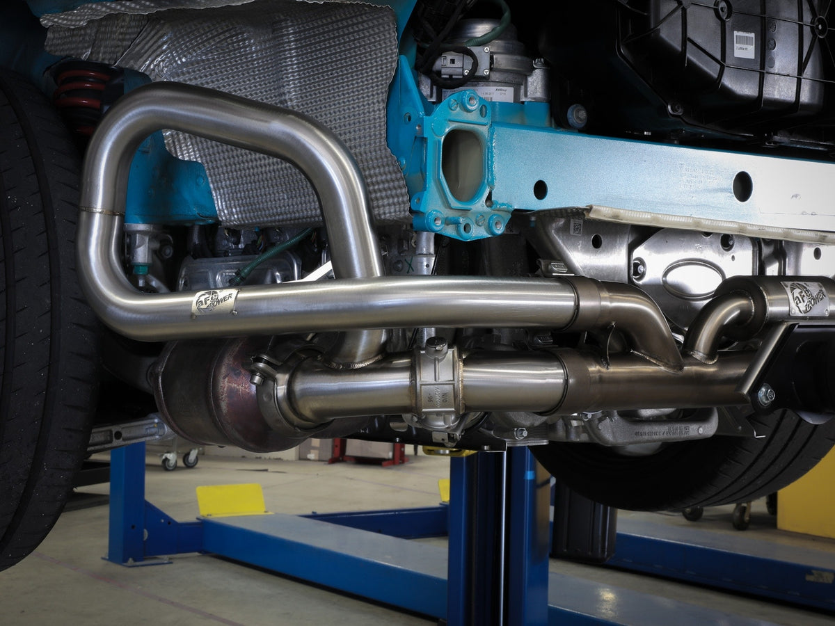aFe MACH Force-Xp 304 Stainless Steel Primary Muffler Delete Pipe - Porsche 911 GT3 991 2014-2019