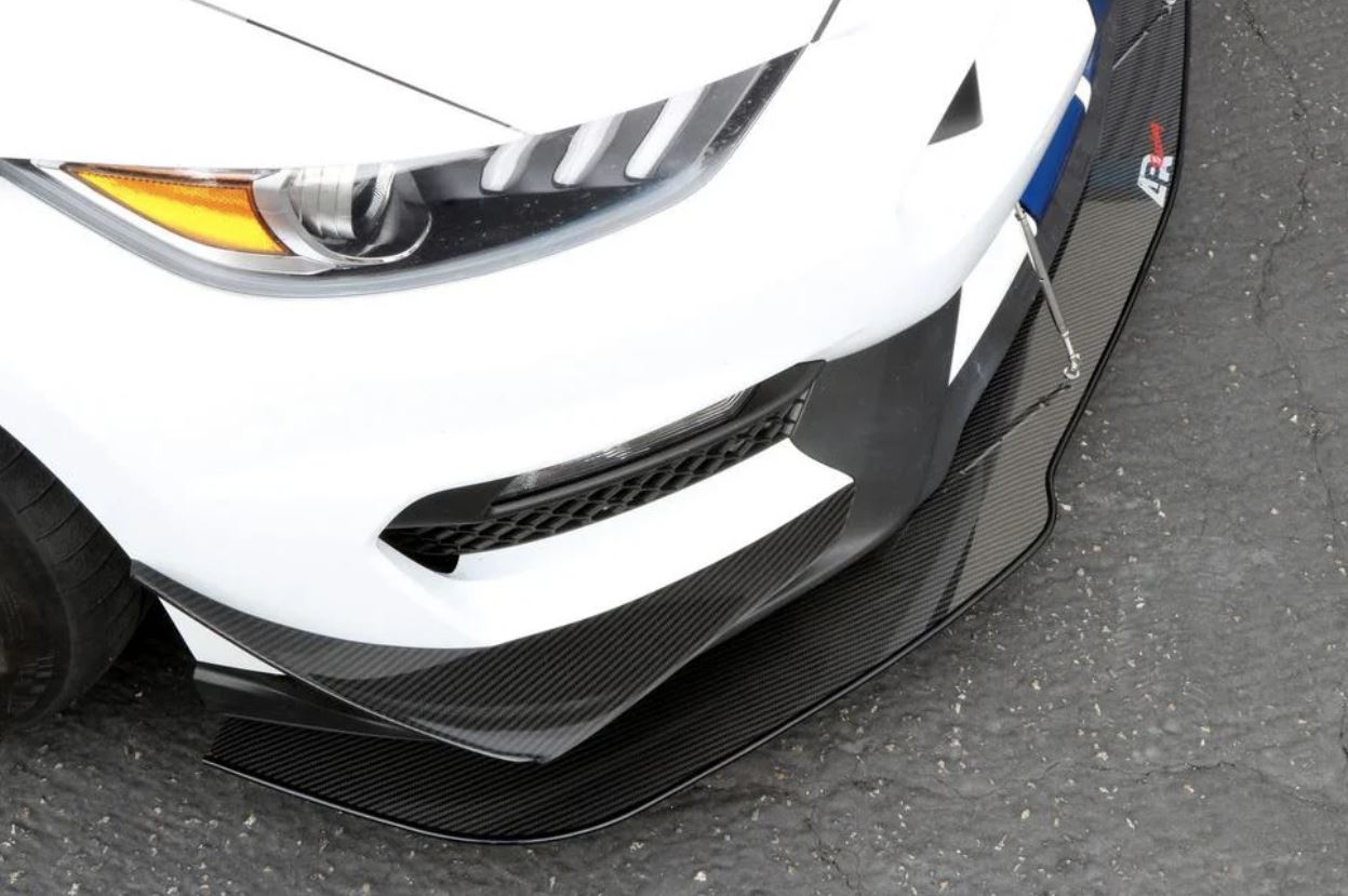 APR Performance Carbon Fiber Front Bumper Canards - Ford Mustang S550 Shelby GT350 (2016-2020)