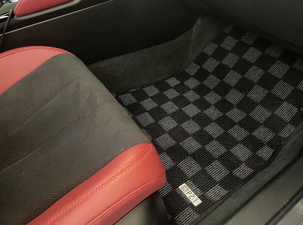 Phase 2 Motortrend (P2M) Checkered Carpet Race Floor Mats - Acura Integra DE5 (2023+)