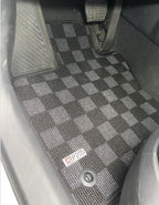 Phase 2 Motortrend (P2M) Checkered Carpet Race Floor Mats - Toyota Prius (XW60) (2023+)