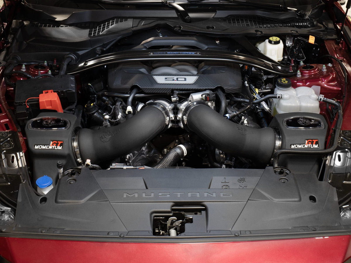 aFe Momentum GT Cold Air Intake System w/ Pro 5R Filter - Ford Mustang GT/Dark Horse 2024-2026