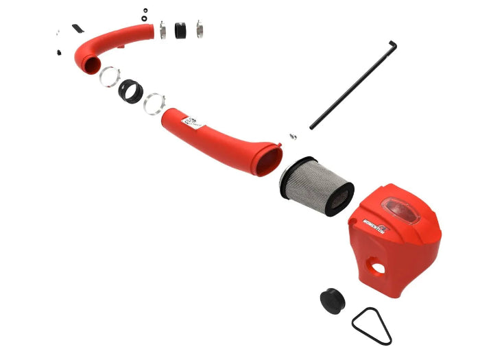 aFe Power Momentum GT Red Edition Cold Air Intake System w/ Pro DRY S - Chrysler 300 V6 (2011-2014)