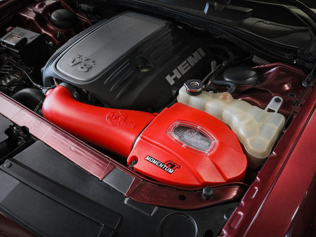 aFe Momentum GT Red Edition Cold Air Intake System w/ Pro DRY S Filter - Dodge Challenger/Charger R/T 2011-2023