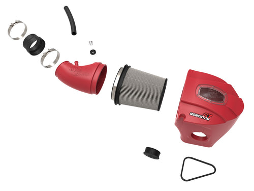 aFe Momentum GT Red Edition Cold Air Intake System w/ Pro DRY S Filter - Dodge Challenger/Charger/Chrysler 300 SRT8/SRT 2011-2023