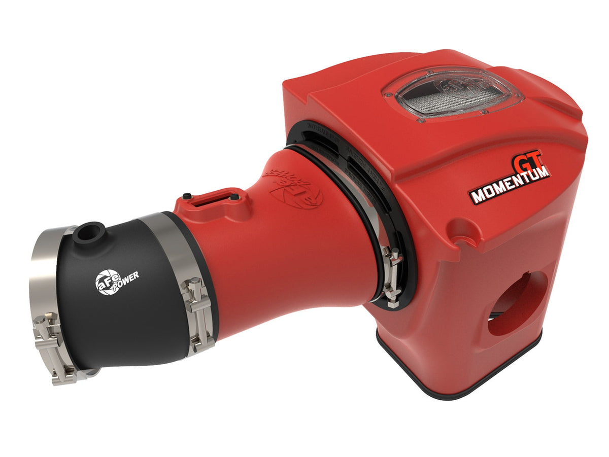 aFe Momentum GT Cold Air Intake System in Raising Hell Red w/ Pro DRY S Filter - Dodge Challenger/Charger SRT Hellcat 2015-2016