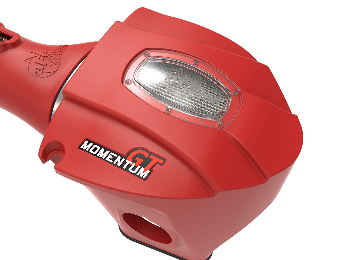 aFe Momentum GT Cold Air Intake System in Raising Hell Red w/ Pro DRY S Filter - Dodge Challenger/Charger SRT Hellcat 2015-2016