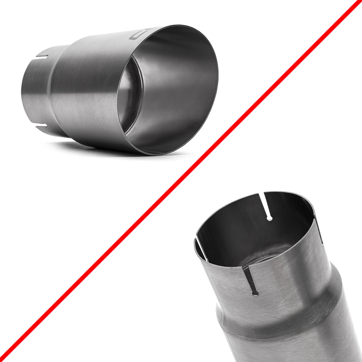 Cobb Tuning Brushed Titanium Tip Kit - Subaru WRX (2002-2007) / STI (2004-2007)
