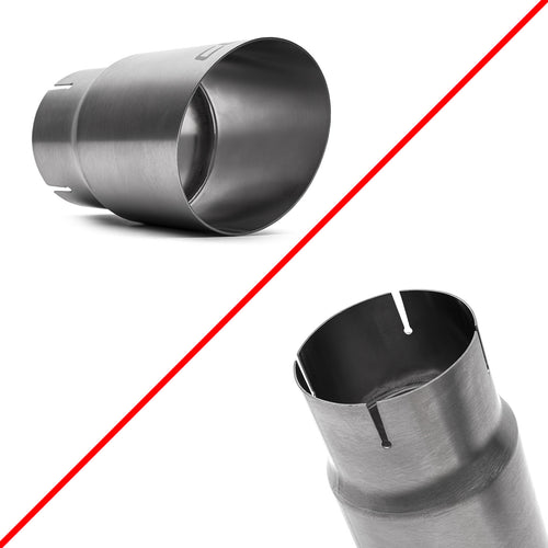 Cobb Tuning Brushed Titanium Tip Kit - Subaru WRX (2002-2007) / STI (2004-2007)