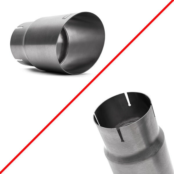 Cobb Tuning Brushed Titanium Tip Kit - Subaru WRX (2002-2007) / STI (2004-2007)