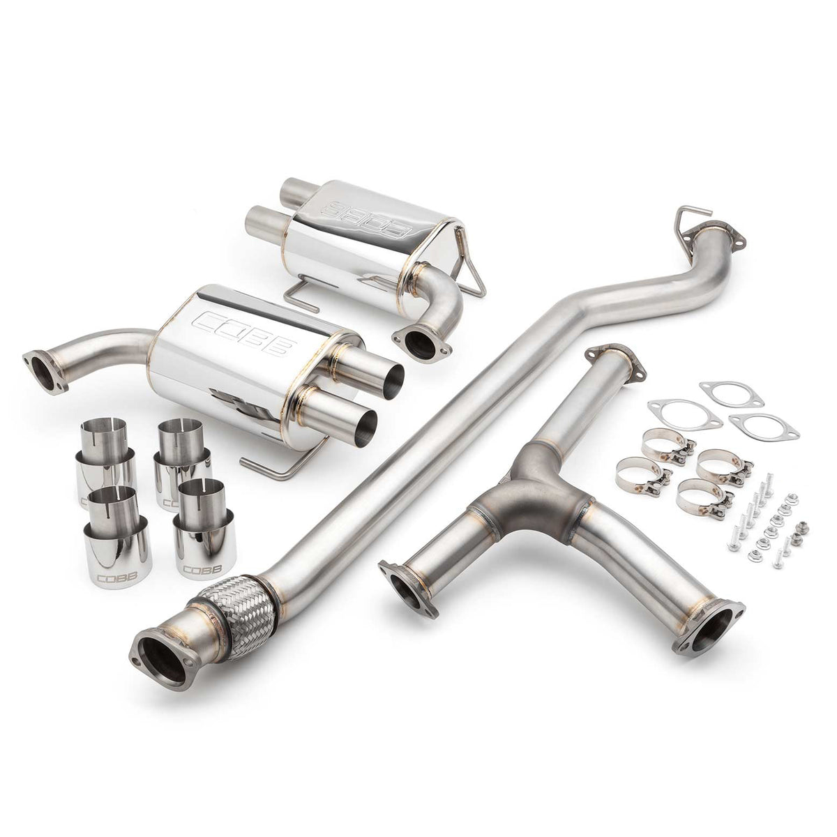 COBB Stainless Steel 3-Inch Cat-Back Exhaust - Subaru WRX / STI Sedan 2011-2021