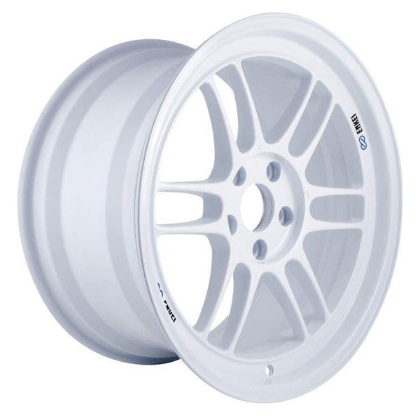 ENKEI RPF1 18X9.5 5X114.3 +38MM OFFSET 73MM BORE - VANQUISH WHITE- SINGLE WHEEL