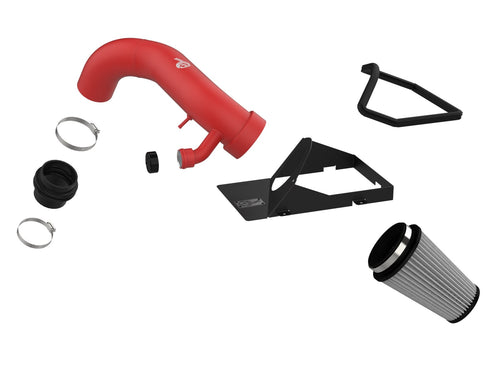 aFe Rapid Induction Red Edition Cold Air Intake System w/ Pro DRY S Filter - Volkswagen GTI (MKVII) 2015-2021