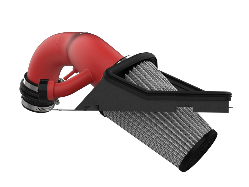 aFe Rapid Induction Red Edition Cold Air Intake System w/ Pro DRY S Filter - Volkswagen GTI (MKVII) 2015-2021