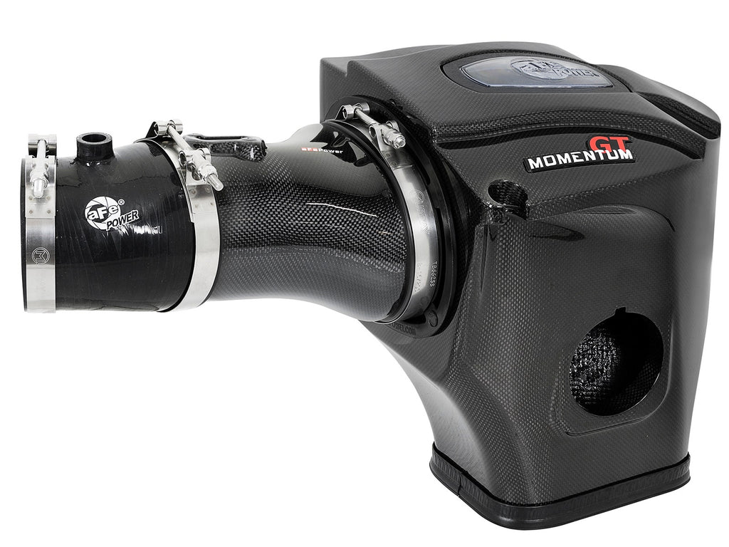 aFe Black Series Momentum Carbon Fiber Cold Air Intake System w/ Dual Filter - Dodge Challenger/Charger SRT Hellcat 2015-2016