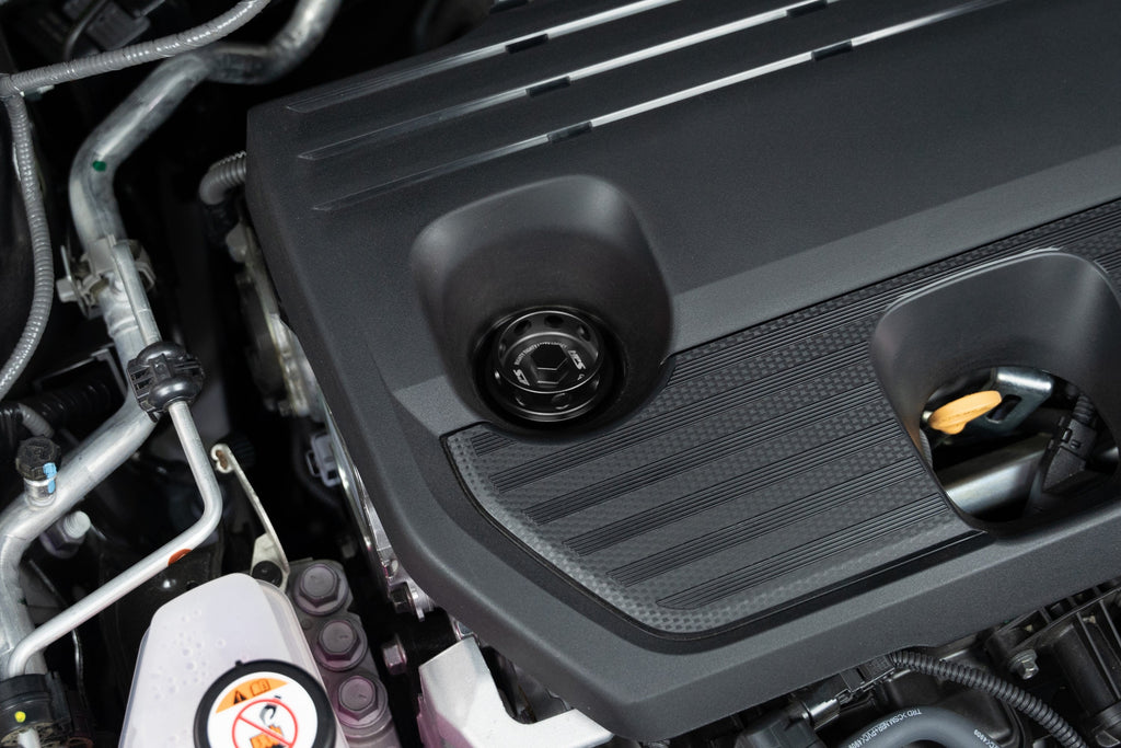 HPS Performance Billet Aluminum Engine Oil Filler Cap, Black, 5269-105WB