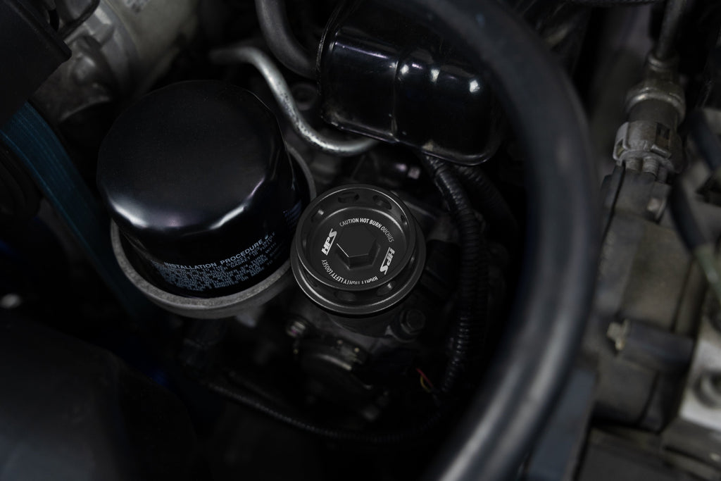 HPS Performance Billet Aluminum Engine Oil Filler Cap, Black, 5269-106WB