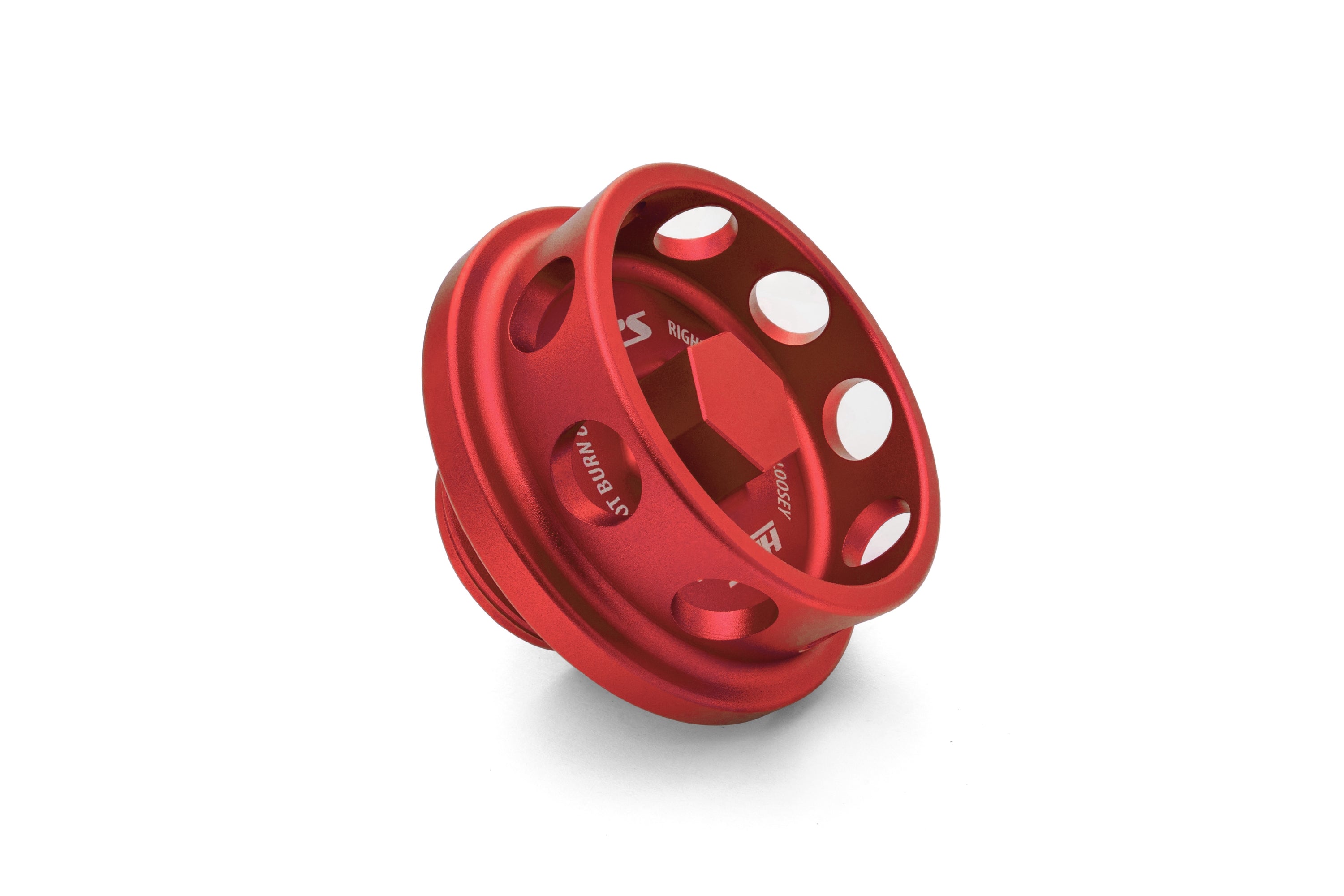 HPS Performance Billet Aluminum Engine Oil Filler Cap, Red, 5269-108R