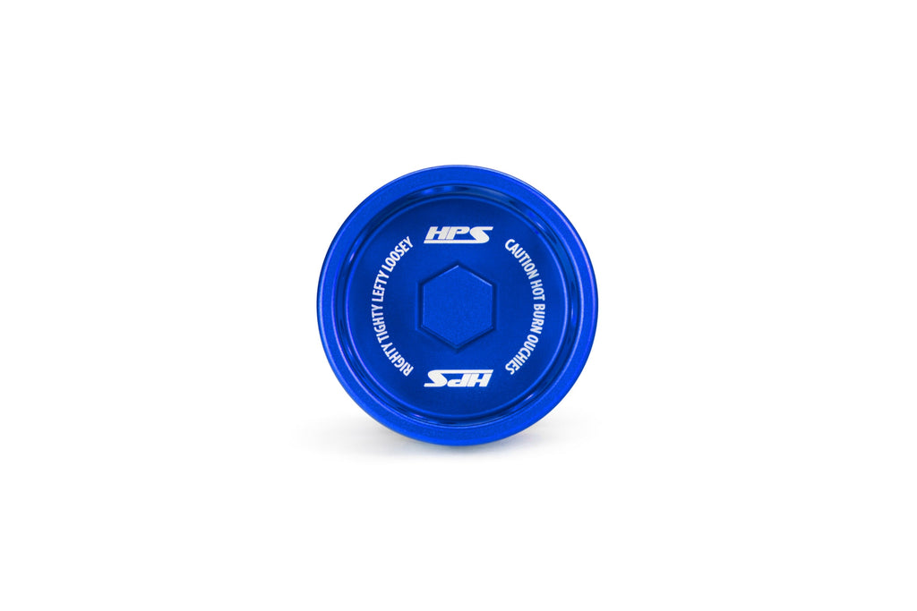 HPS Performance Billet Aluminum Engine Oil Filler Cap Blue 5269-110BL