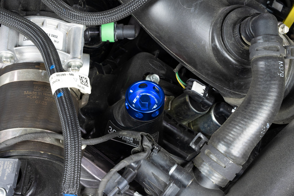 HPS Performance Billet Aluminum Engine Oil Filler Cap, Blue, 5269-110BL