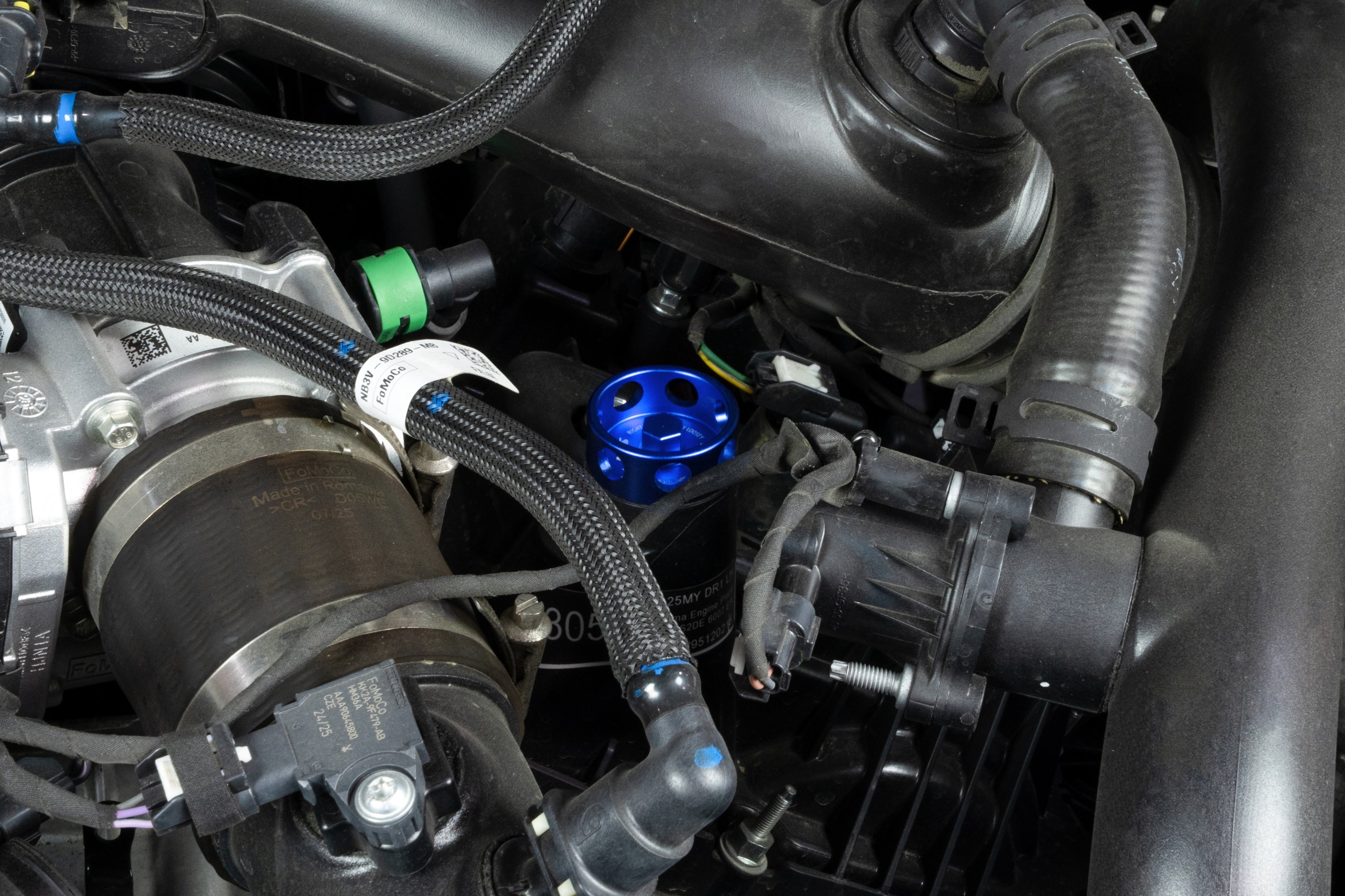 HPS Performance Billet Aluminum Engine Oil Filler Cap, Blue, 5269-110BL