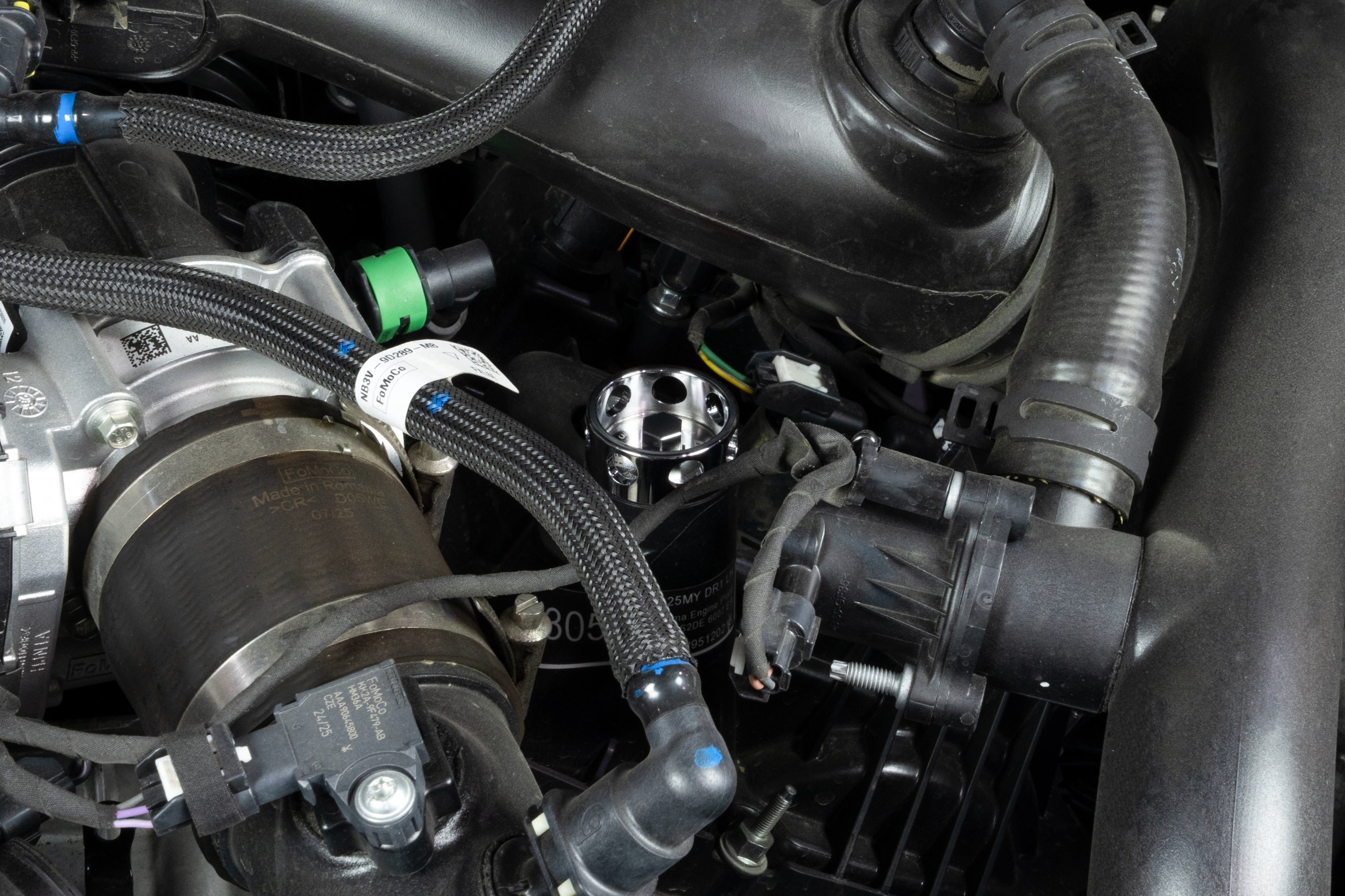 HPS Performance Billet Aluminum Engine Oil Filler Cap, Chrome, 5269-110C