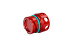 HPS Performance Billet Aluminum Engine Oil Filler Cap, Red, 5269-110R