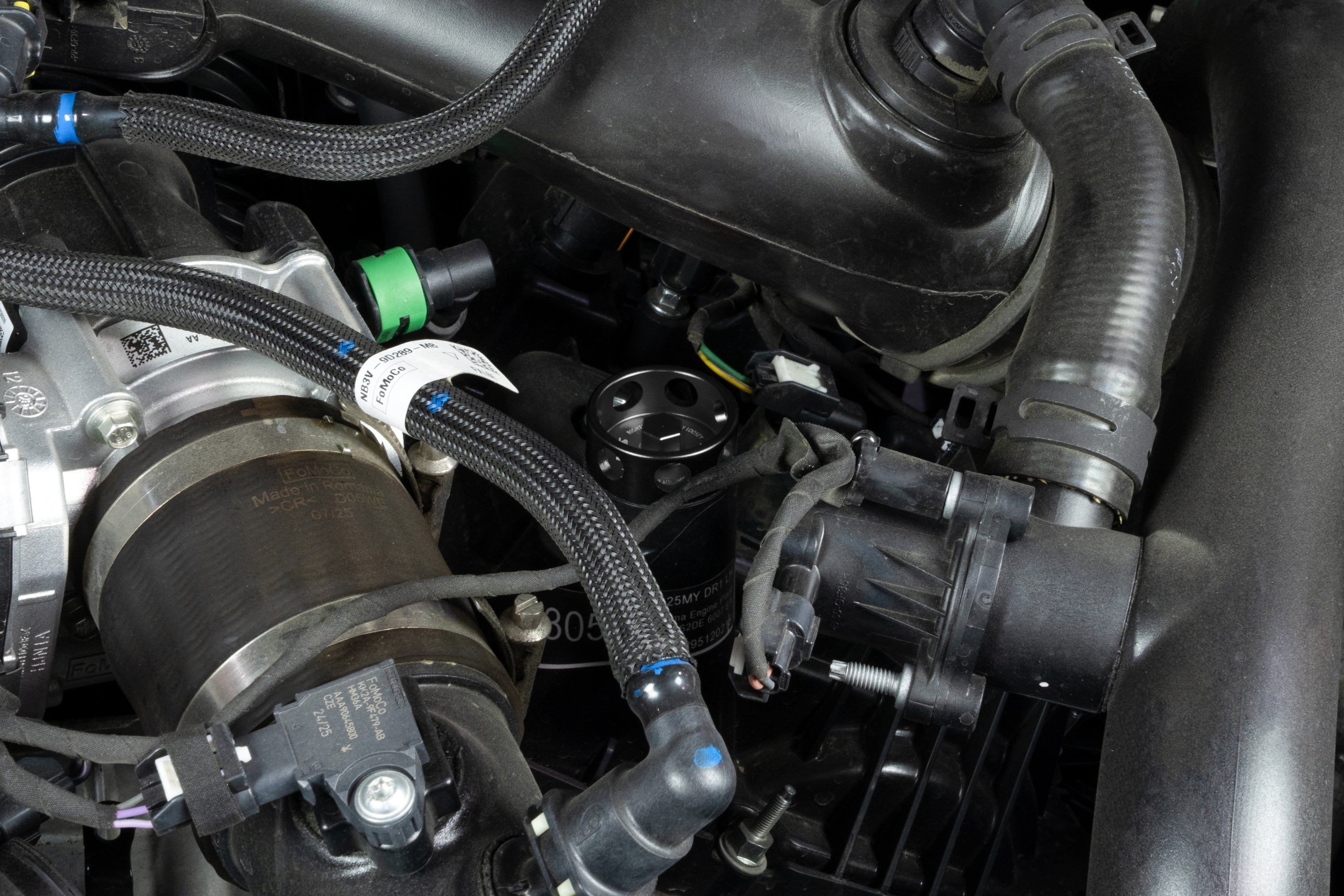 HPS Performance Billet Aluminum Engine Oil Filler Cap, Black, 5269-110WB