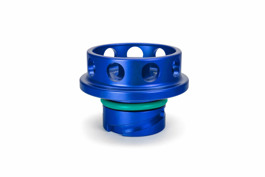 HPS Performance Billet Aluminum Engine Oil Filler Cap, Blue, 5269-111BL