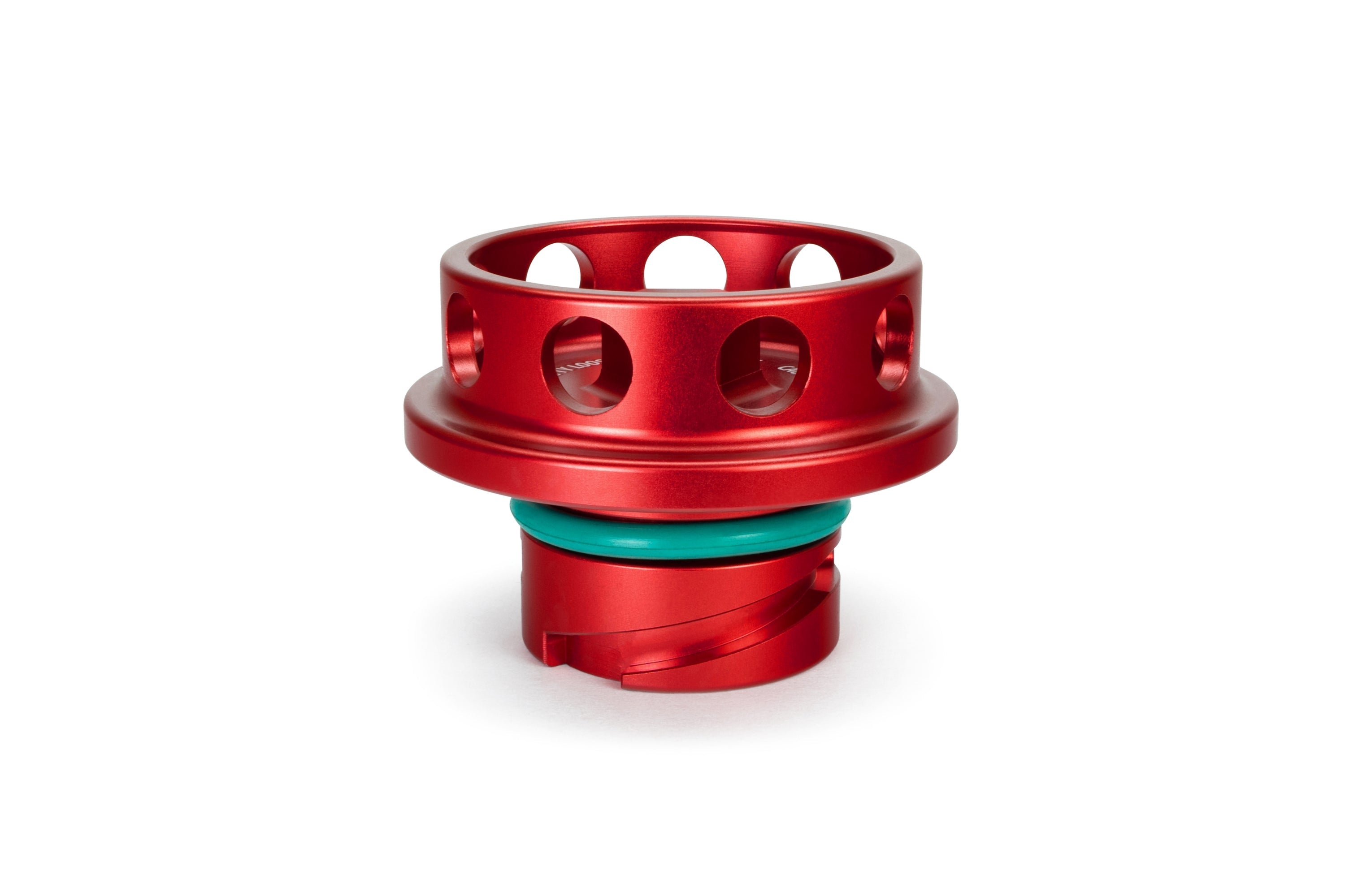 HPS Performance Billet Aluminum Engine Oil Filler Cap, Red, 5269-111R