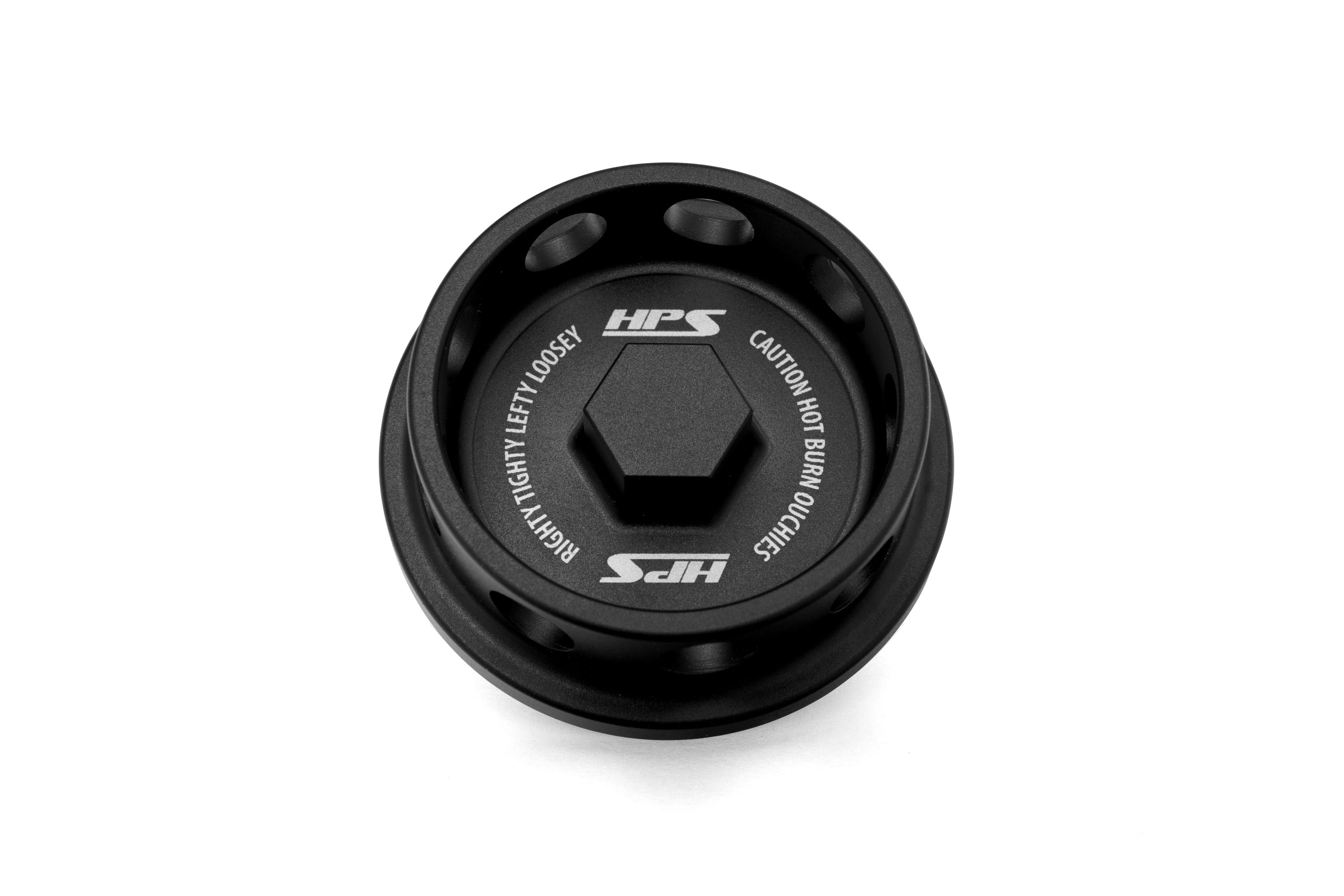 HPS Performance Billet Aluminum Oil Cap for Honda B C D F H J K L R Series Engine Black 5269-104WB