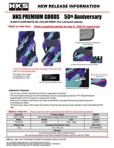 HKS Japan High Performance Parts – Circuit Spec R