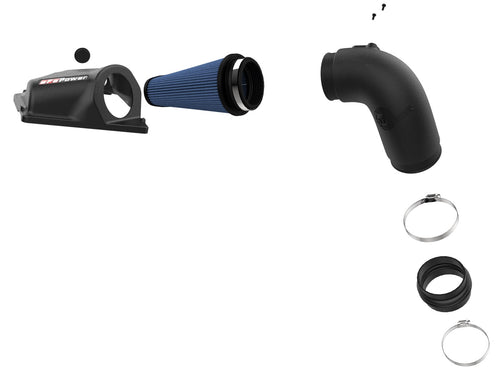 aFe Rapid Induction Cold Air Intake System - w/ Black Cover & Pro 5R Filter - BMW 140i/M240i (F22)/340i (F30)/440i (F32) 2016-2020